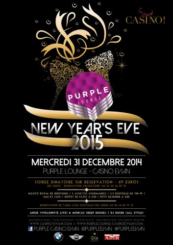 New Year’s Eve 2015 @ Purple Evian