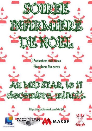 Soirée Infirmière de noel