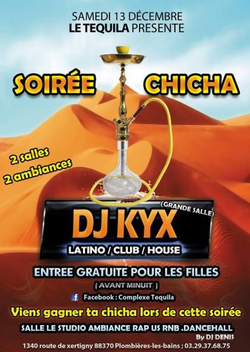 soirée chicha – dj kyx