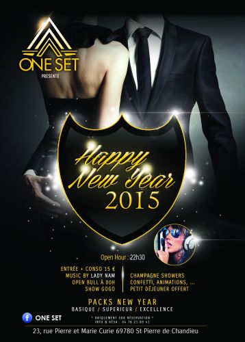 ► ONE SET • HAPPY NEW YEAR 2015 • MERC 31 DEC ◄