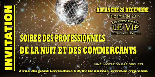 Soirée des professionnels de la nuit et des commercants