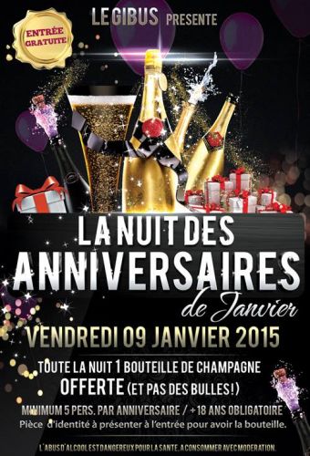 La Nuit Des Anniversaires de Janvier