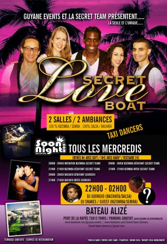 Kizomba Salsa Bachata – SECRET LOVE BOAT