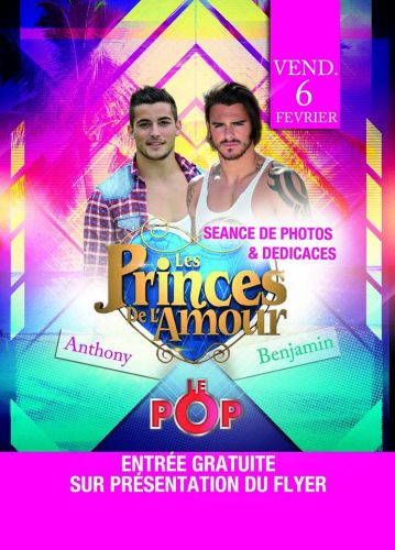 ANTHONY et BENJAMIN des PRINCES DE L’AMOUR