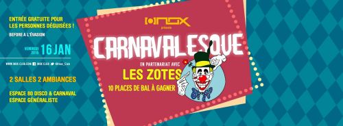 Soirée Carnavalesque INOX CLUB