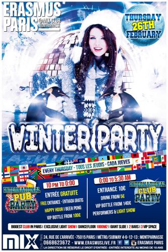 Erasmus Paris : Winter Party