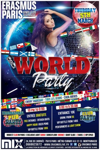 Erasmus Paris : World Party