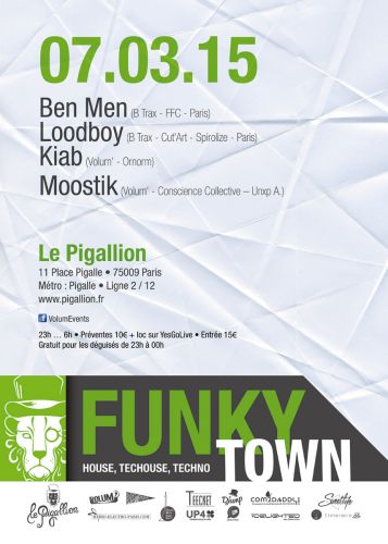 Funky Town avec Loodboy, BenMen, Kiab et Moostik