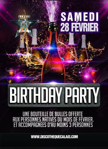 BIRTHDAY PARTY FEVRIER