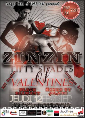 ZINZIN FIFTY SHADES OF VALENTINES