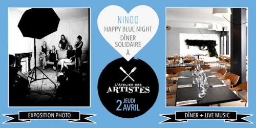 LE DÎNER SOLIDAIRE HAPPY BLUE NIGHT // BY NINOO