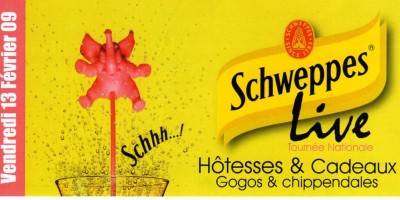 Schweppes Live en tournée