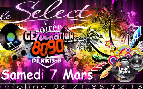 ▀ SOIRÉE GÉNÉRATION 80’S & 90’S ▀