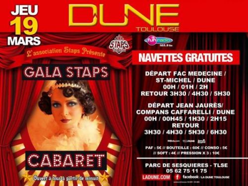 Gala STAPS Cabaret