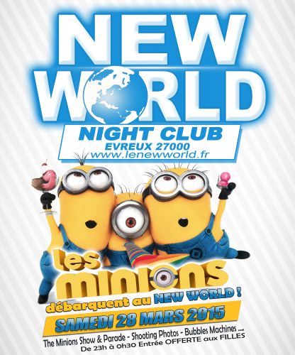 Les Minions débarquent au NEW WORLD