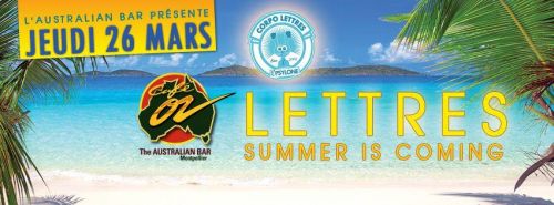 Lettres summer is coming