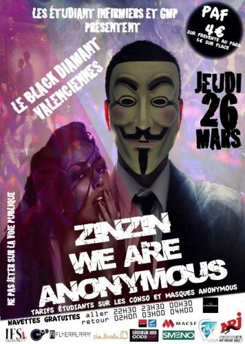 Zinzin we are anonymous by ifsi et gmp