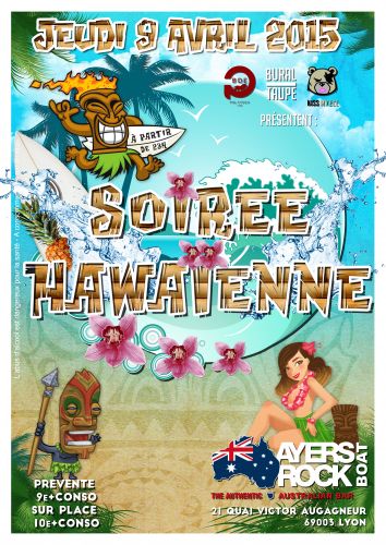 Soirée Hawaïenne by ECE, Polytech