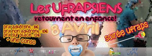 SOIREE UFRAPS ☛ RETOUR EN ENFANCE ☚ !!!