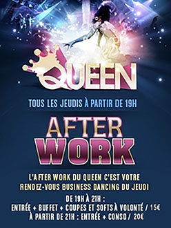 AFTERWORK @ QUEEN CLUB PARIS CHAMPS ELYSEES !