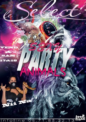 ★ SEXY PARTY ANIMALS ★ accompagnés de la et SEXY NII NA pour des show gogo et show priv