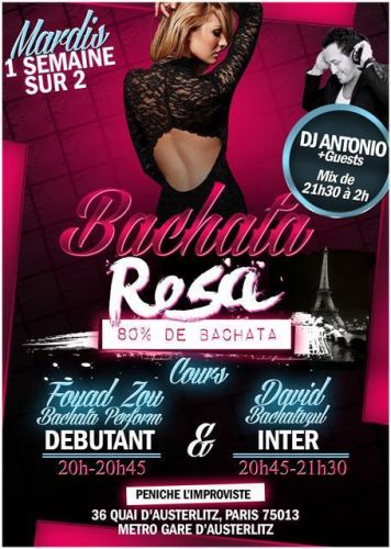 LES MARDIS BACHATA ROSA