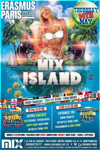 Erasmus Paris : Mix Island