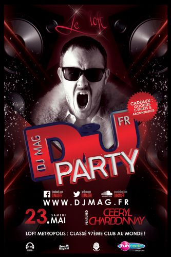DJ MAG Party avec CEERYL CHARDONNAY