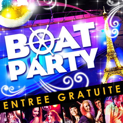 Boat Party à Paris : GRATUIT