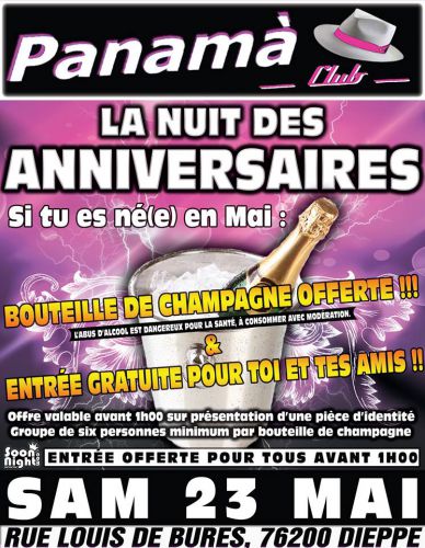 LA NUIT DES ANNIVERSAIRES !!!