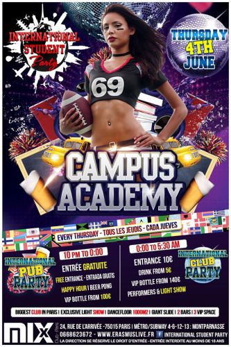 INTERNATIONAL STUDENT PARTY : CAMPUS ACADEMY