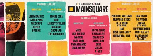 MAIN SQUARE 2015 | GREEN ROOM | The arrogants // George ezra // kodaline