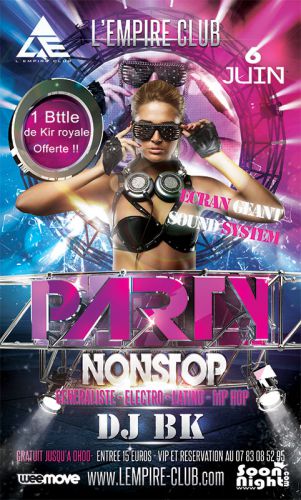 Nouvelle Discotheque L’empire Club- Party Non Stop