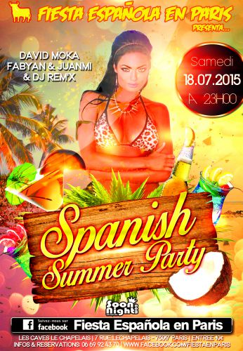 FIESTA ESPAÑOLA EN PARIS – SPANISH SUMMER PARTY