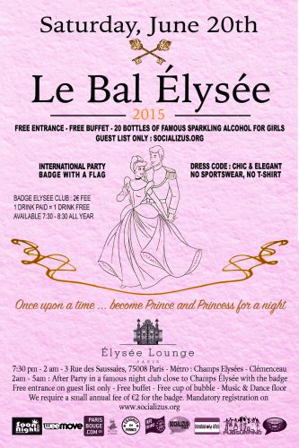Le bal Élysée