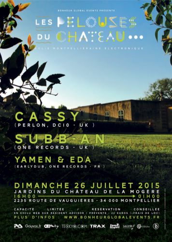 ‘’ LES PELOUSES DU CHÂTEAU … ‘’ OPEN AIR || CASSY, SUBB-AN, YAMEN & EDA