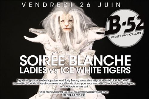 Soirée Blanche Laydie VS Ice White tigers