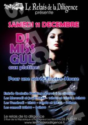 SOIREE ELECTRO HOUSE EN COMPAGNIE DE  »MISS GUL »