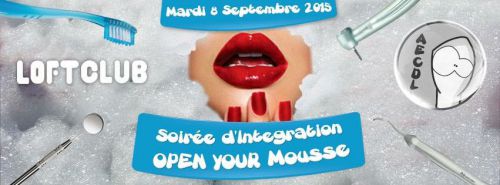 ✚Open your MOUSSE : soirée d’intégration✚
