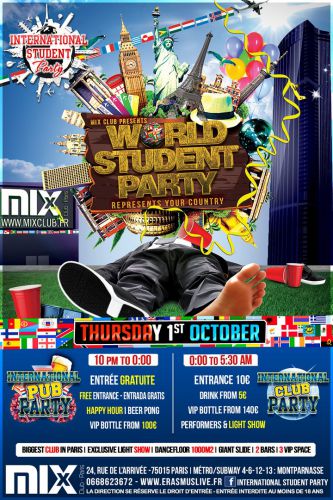 WORLD STUDENT PARTY – Représente ton pays