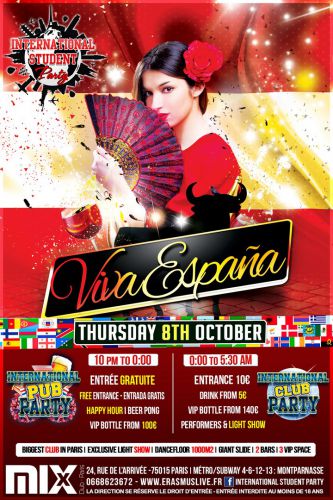 International Student Party – Viva España