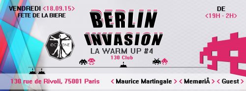 WARM UP #4 – BERLIN INVADES PARIS