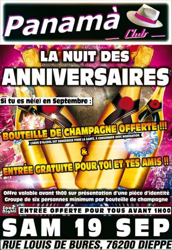 LA NUIT DES ANNIVERSAIRES