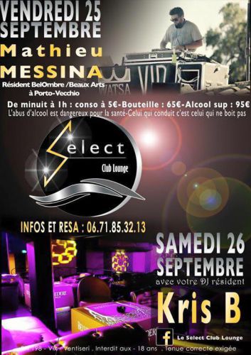 Samedi 26 Septembre , notre DJ résident Kris B, numéro 1 de la plaine orientale sera l