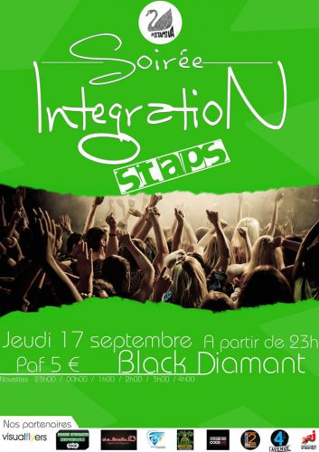 Soirée intégration staps 2015