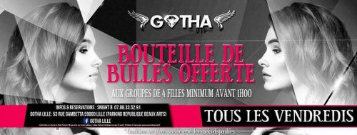 Bulles offertes chaque vendredi