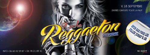 Noche Reggaeton au One Set Vendredi 18 septembre