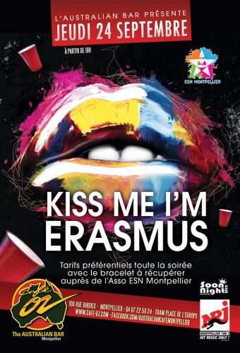 Kiss me I’m Erasmus by ESN