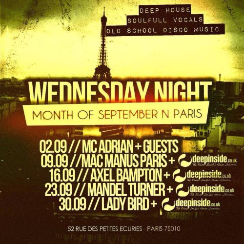 WEDNESDAY NIGHT // MONTH OF SEPTEMBER N PARIS