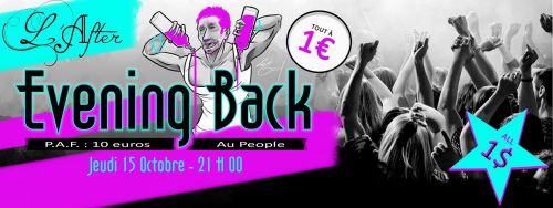 ALL 1€€$$ #1¤ EVENING BACK @PEOPLE BY L’AFTER